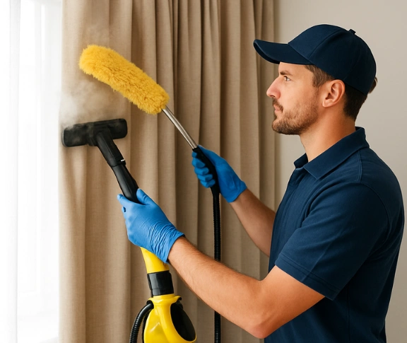 Emergency same-day curtain stain removal parkinson Matty Curtain Cleaning