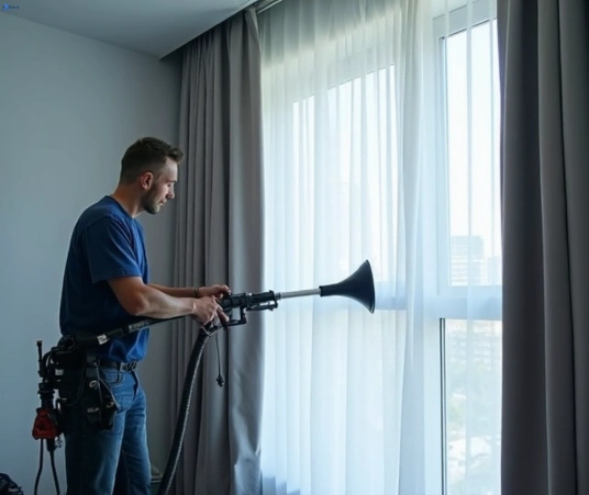Professional curtain stain removal process equipment Matty Curtain Cleaning parkinson